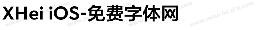 XHei iOS字体转换